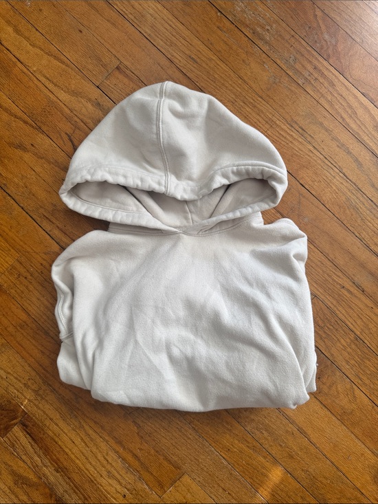 Abercrombie & Fitch Sweaters - Abercrombie & Fitch Light Gray cropped Hoodie